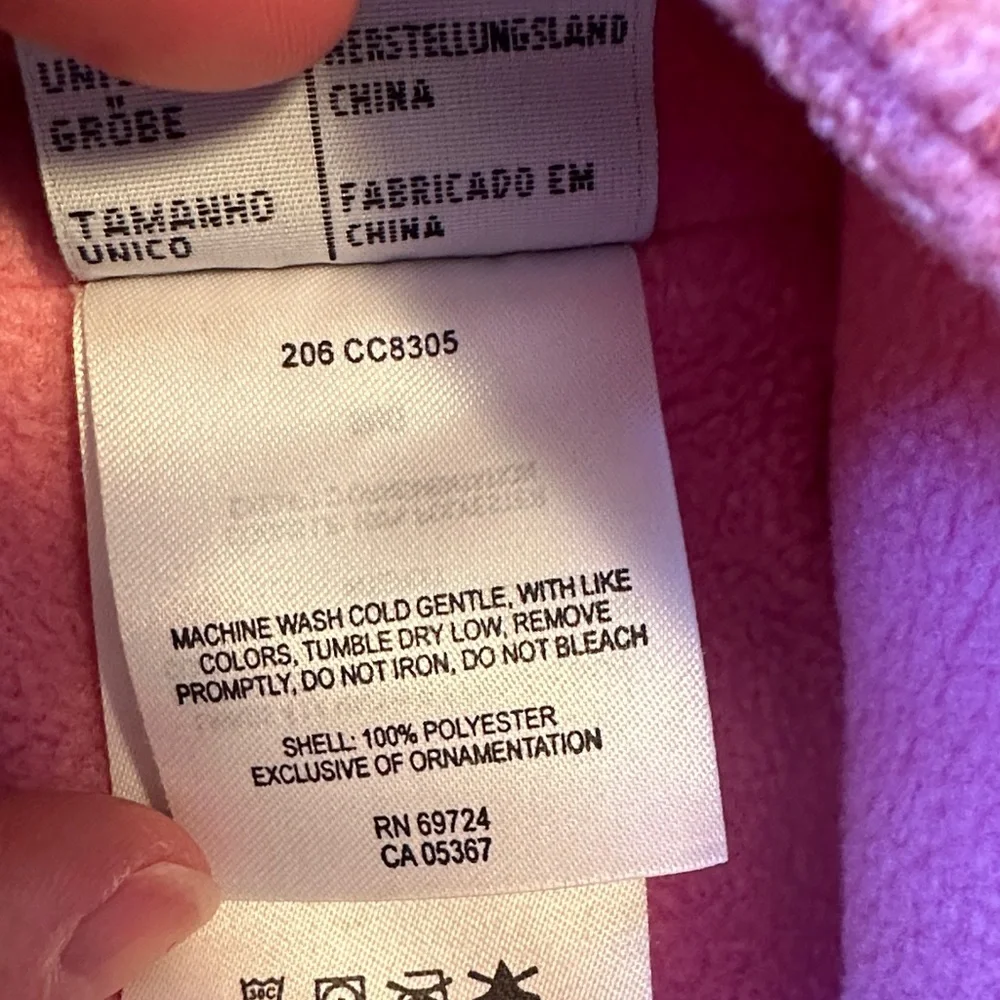 Columbia Cozy Pink Fleece Kids Hat